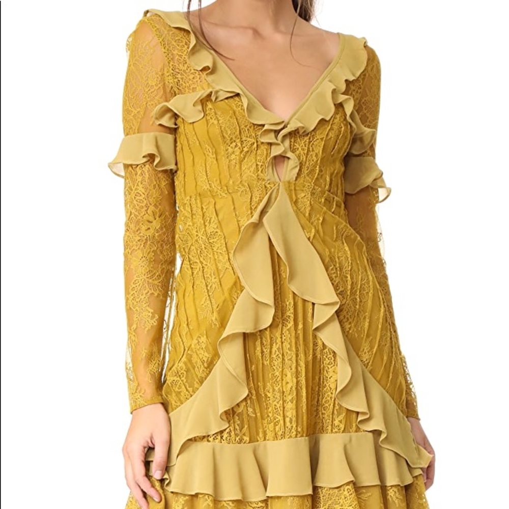 NWT For Love and Lemons daphne lace mini dress